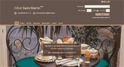 Desktop Screenshot of hotel-saint-martin.com