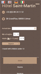 Mobile Screenshot of hotel-saint-martin.com
